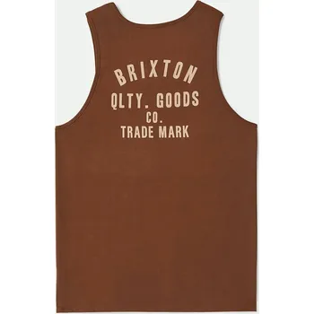 Pánské tílko BRIXTON tílko - Woodburn Tank Top Pinecone Brown/Hazelnut (PNCBH)