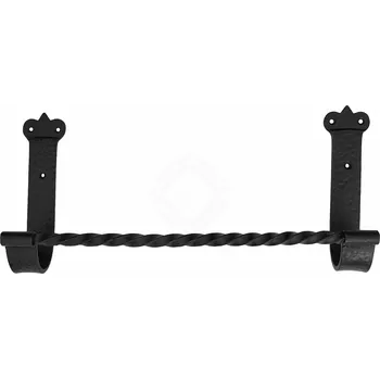 Karnevalový kostým Výprodej Ručně kovaný držák na ručníky z kroucené oceli, 39,5 cm - Outlet