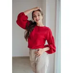 Mušelínová halenka Coco červená Velikost: S