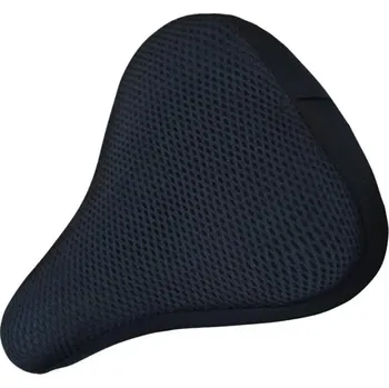 Sedlo na kolo Prodyšný gelový potah na sedlo kola pro pohodlnou jízdu | potah na sedlo, ochranná síť - Černý