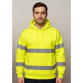 reflexní vesta Reflexní mikina s kapucí PORTWEST B304, Žlutá, vel. XXL