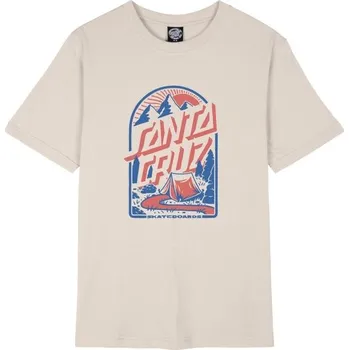 Dámské tričko SANTA CRUZ triko - Camp Retreat Front T-Shirt Oat (OAT)