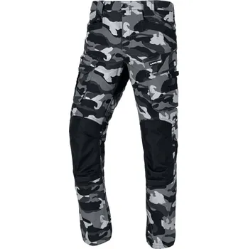Pánská móda LAHTI PRO ŠEDÉ CAMO COMBAT KALHOTY S VÝZTUHAMI Velikost: XXXL