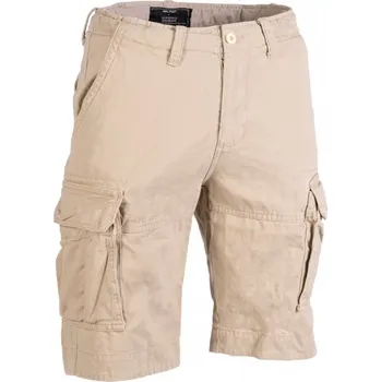 Pánské kraťasy Kraťasy Mil-Tec VINTAGE bavlněné předeprané KHAKI - M