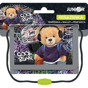 Peněženka Dětská textilní peněženka JUNIOR S8 - Cool Bear