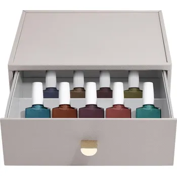 Šperkovnice Stackers, Organizér na laky na nehty Stackers se zásuvkou classic větle béžový - Formadore