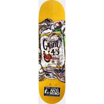 Skateboard Antihero Grant Refuse (yellow) 8.4