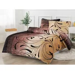 Mikroplyšové povlečení NAOMI Exclusive - hnědé