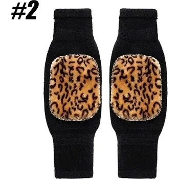 Cyklistické návleky Hřejivé vlněné návleky na kolena proti zimě | kolenní bandáže, zimní návleky - 2