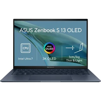 Notebook ASUS Zenbook S 13 OLED UX5304MA-OLED008X Ponder Blue celokovový