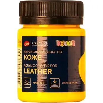 Speciální výtvarná barva Decola Barva na kůži 50 ml Žlutá