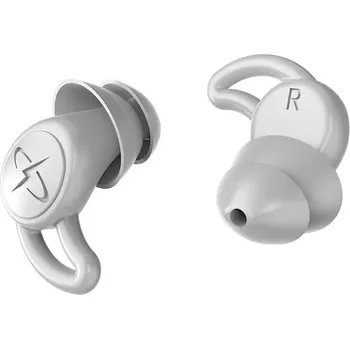 Špunt do uší Silikonové špunty proti hluku a vodě | špunty do uší, ochrana sluchu - 2 vrstvy šedé