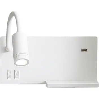 Nástěnné svítidlo Nástěnné LED svítidlo Shelf, 1x LED 4+5+2w, 4000k, w, vypínač