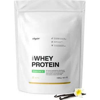 Sportovní výživa Vilgain Grass-Fed Whey Protein 1000 g vanilla