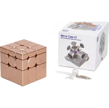 Hlavolam Mirror V2 MoYu Magnetická, BallCore zlatá