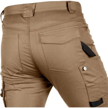 Dílna NEO TOOLS Pracovní plátěné kalhoty Mix&Match, Canvas Barva: hnědé, Velikost: L