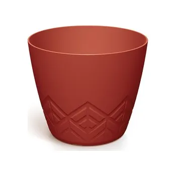 Květináč Květináč ARECO - retro červená 17,8 cm