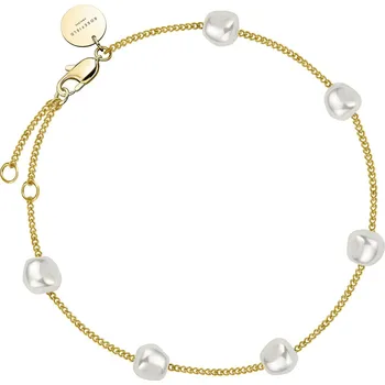 Šperk Rosefield Dámské Rosefield náramek zlaté barvy Multi Pearl JBLPG-J603 Fialová ONE SIZE (2853859)