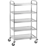 Servírovací/přepravní vozík - 5 polic 100033088
