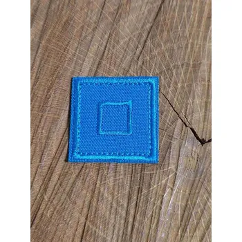 Nažehlovačka čtverec barva tyrkys