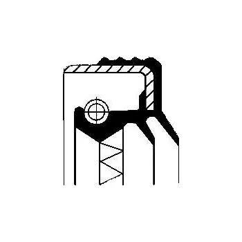 Těsnění motoru Těsnicí kroužek hřídele, rozvodovka CORTECO 12015781