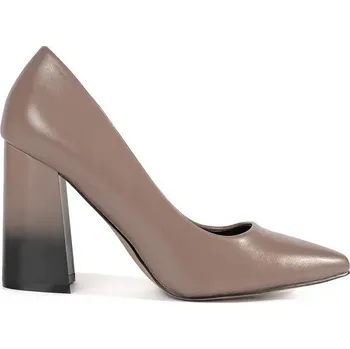 Dámské lodičky Béžové dámské lodičky na vysokém sloupku, podpatek 9 cm GD-FL421A-TA Velikost: 37