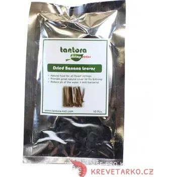 Krmivo pro rybičky Tantora Listy Mandlovníku Nano 15ks (Mandlovník mořský)