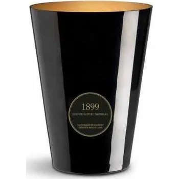 Svíčka Velká vonná sójová svíčka Bois de Santal Imperial Cereria Molla Gold Edition černá dárková