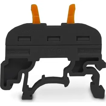 Připojovací spojka na DIN lištu, Černá