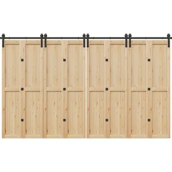 Dveřní kování Sada příslušenství pro posuvné dveře 366 cm ocelová černá3295803