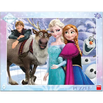 Puzzle Dino Puzzle Frozen Na procházce 40 dílků deskové