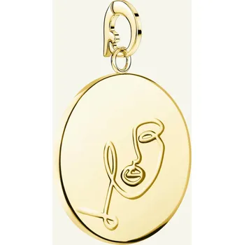 Přívěsek Rosefield Dámské Rosefield přívěsek zlaté barvy Zodiac Coin Panna Fialová ONE SIZE (2853271)