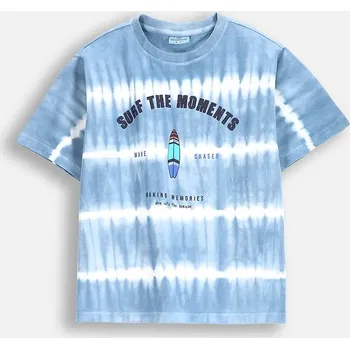 Dětské bavlněné tričko Coccodrillo WC5143205HBJ modrá 55X, vel. 146