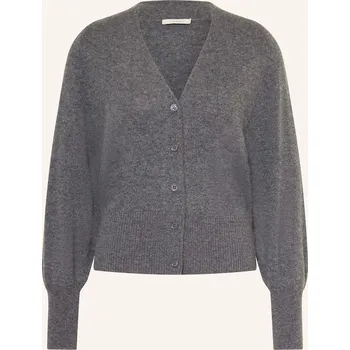 Dámský svetr Lilienfels Dámský Pletený Kardigan Z Kašmíru, tmavě šedá, 38