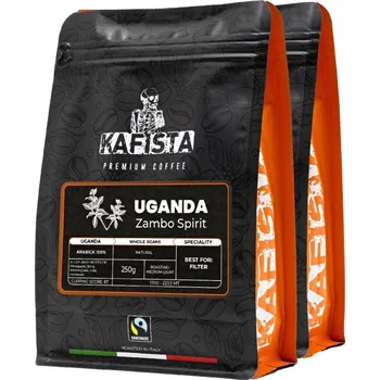 Káva Kafista "Indonesia Ontosoroh", zrnková, 100 % arabica, 2 × 250 g