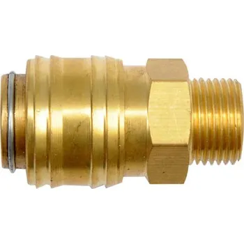 Autodílna Yato Rychlospojka s venkovním závitem 3/8" pneumatická mosazná YT-24095