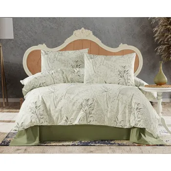 Povlečení Souprava 1+1 ložního bavlněného povlečení, Tráva