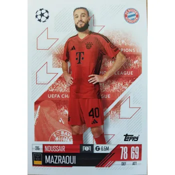 Sběratelská karetní hra Noussair Mazraoui