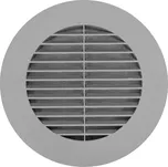 Ventila systems (ČR) Kruhová plastová mřížka KPM MAX Barva: Šedá, Průměr [mm]: Ø 160 KG Ø 80 - Ø 160