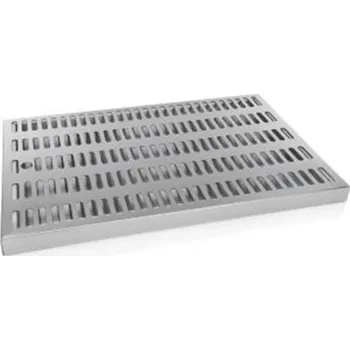 Podnos odkapávací 2dílný 30 x 20 x 3 cm, nerezový 100028002