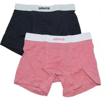 Boxerky LEVI'S® PÁNSKÉ BOXERKY LOGO 2KS -PINK COMBO XL