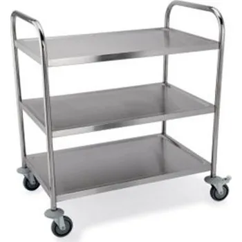 Servírovací stolek Servírovací vozík 3 police 85 x 53 x 95 cm 100025692