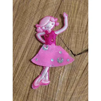 Nášivka Aplikace baletka barva růžová