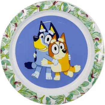 Talíř Plastový talíř Bluey, průměr 21 cm