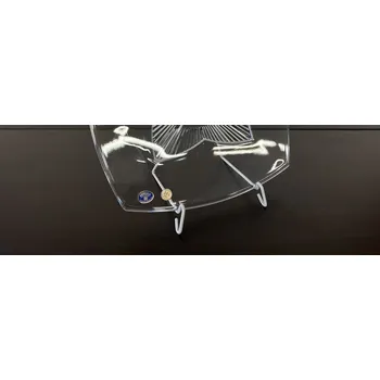 Talíř Křišťálový talíř, Clematis, Crystalite Bohemia, 33 cm