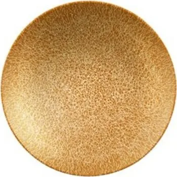 Talíř MOLECULE/AMBER GOLD Talíř hluboký 23 cm 100030791