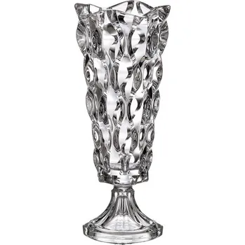 Váza Křišťálová váza na noze, Bohemia Treasury, SAMBA, 40,5 cm