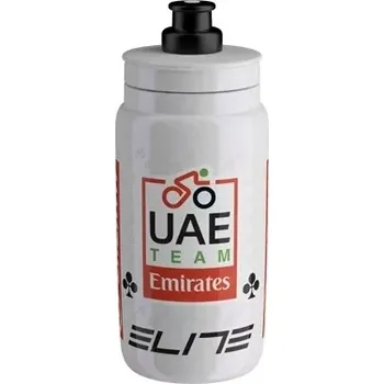 Košík na láhev Láhev Elite Fly UAE Emirates 0,75L bílá