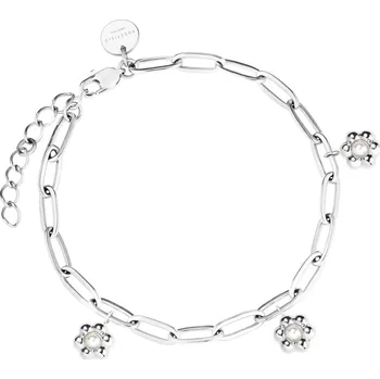 Náramek Rosefield Dámské Rosefield náramek stříbrné barvy Daisy Flower JBDFS-J675 Fialová ONE SIZE (2853888)