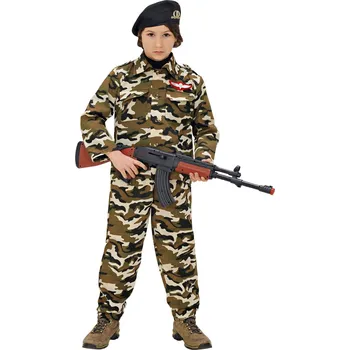 Karnevalový kostým Chlapecký kostým voják s baretem - Pro věk 11-13 let